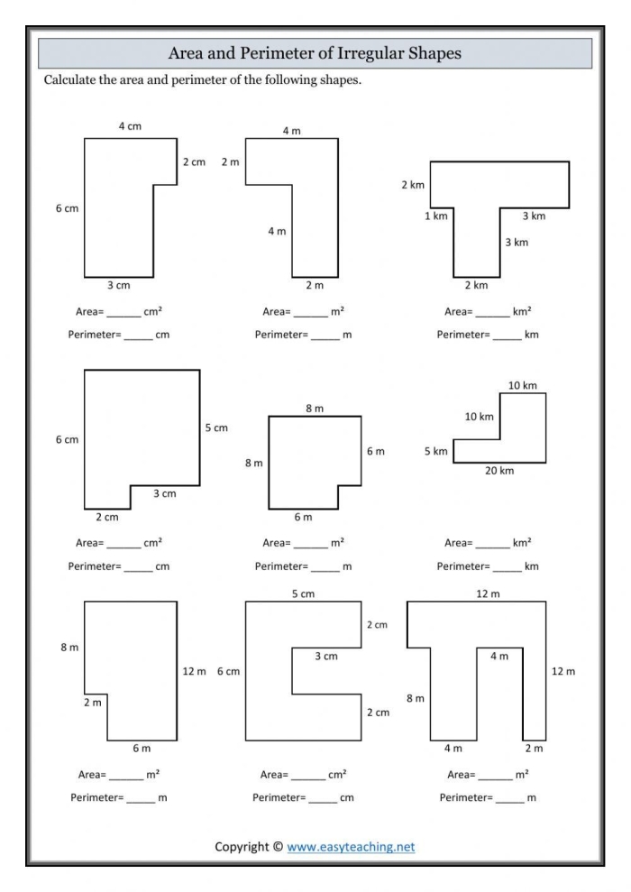 Fifth grade math worksheet demonstrating how to calculate the volume of irregular composite shapes