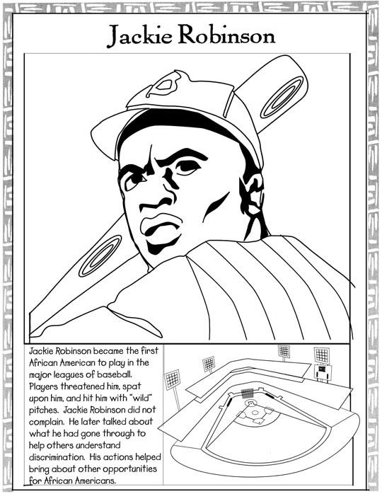 Jackie Robinson Biography worksheet for third graders focusing on sequence of events