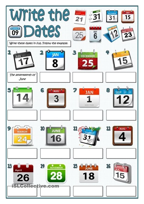 First grade students practicing reading and writing January 2026 calendar days and dates on a math worksheet