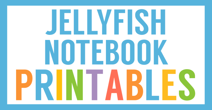 Worksheet featuring various jellyfish species for students to explore