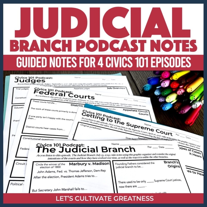 The Judicial Branch Worksheet Number 17 Graphic Organizer Sixth grade student worksheet explaining the judicial branch using ratios and proportions