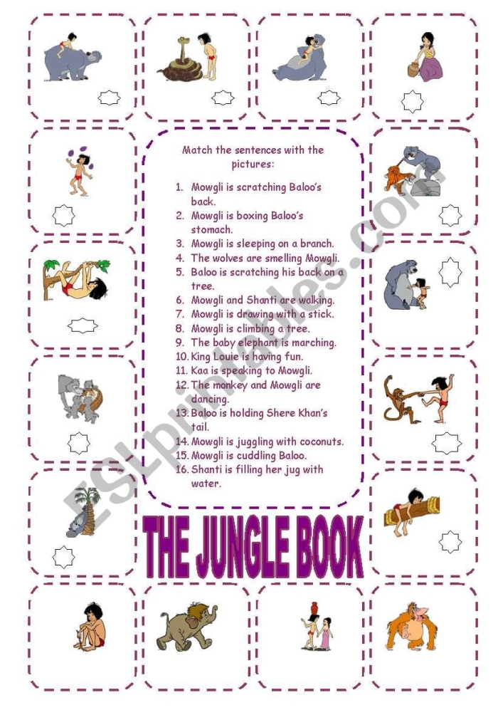Reading for Fluency The Jungle Book Worksheet Number 10 Fifth grade student reading an excerpt from The Jungle Book to improve fluency and comprehension