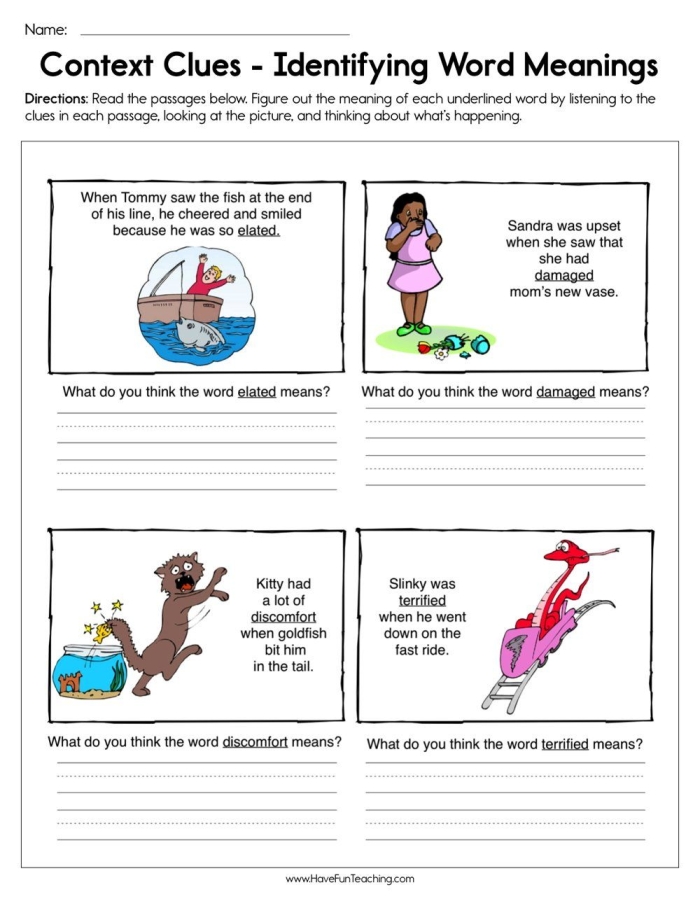 Earth and Space Science worksheet for Third Grade Worksheet for third graders focusing on context clues to understand new vocabulary in Earth and Space Science. Keeping Up with Context Clues worksheet for exploring unfamiliar words while reading.