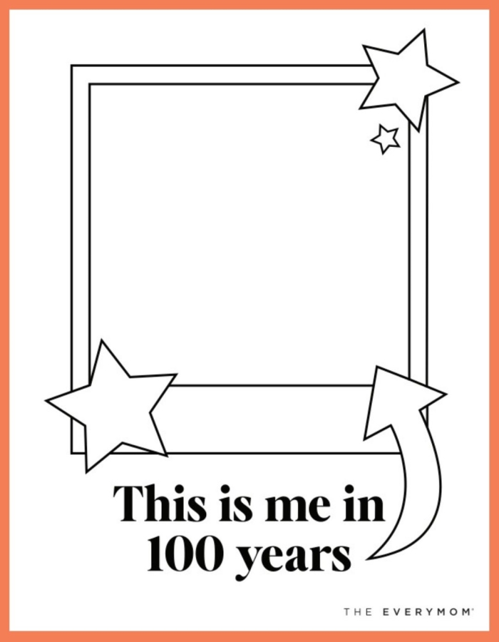 Kindergarten student counting to 100 with a themed booklet activity