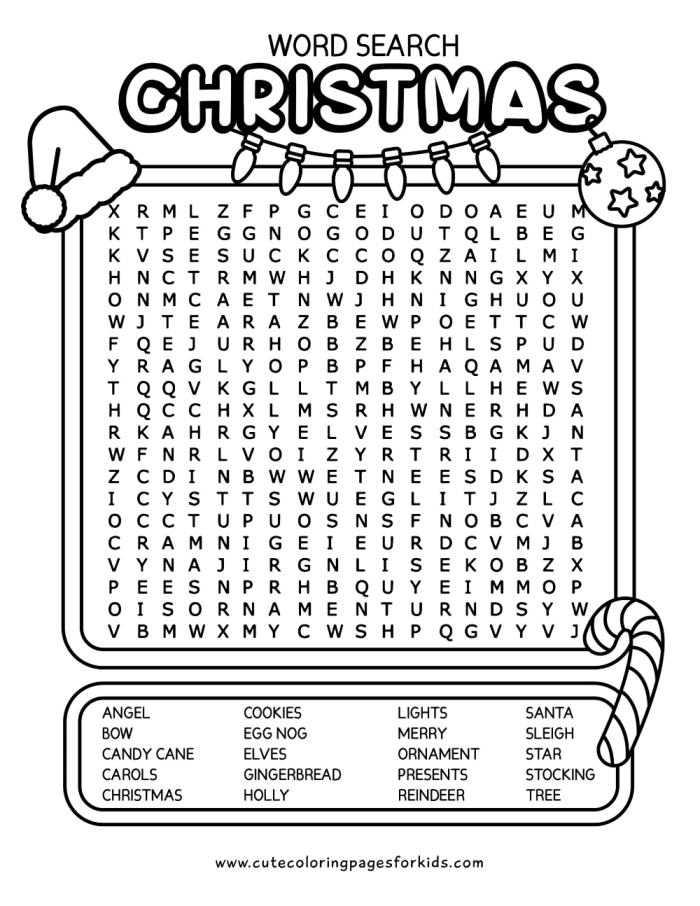Kindergarten algebra student completing a letter A B C word search worksheet number 10