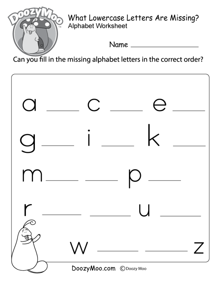 ABC Fill in the Blank worksheet for kindergarten students focusing on Earth and Space Science