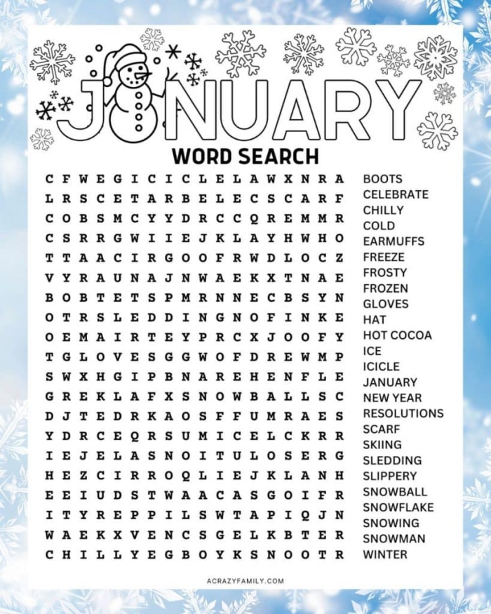 Word Search: A, B, C worksheet for kindergarten students to practice early reading and writing skills