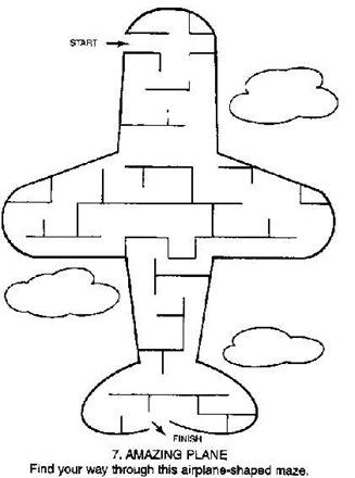 Kindergarten geometry worksheet featuring an airplane outline for students to complete the scene