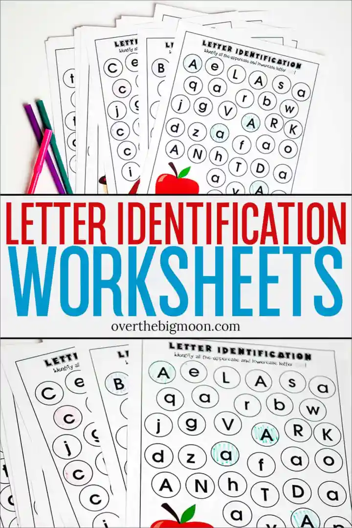 Uppercase Letter Recognition worksheet for Kindergarten