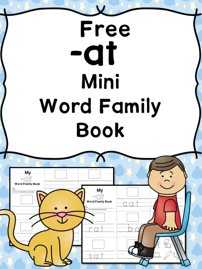 Worksheet featuring the word family -an for kindergarten students with four example words. Engaging story-based activity to enhance vocabulary skills.