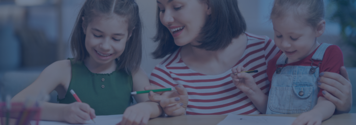 A colorful kindergarten worksheet featuring Melissa Mouse helping children learn to tell time on an analog clock