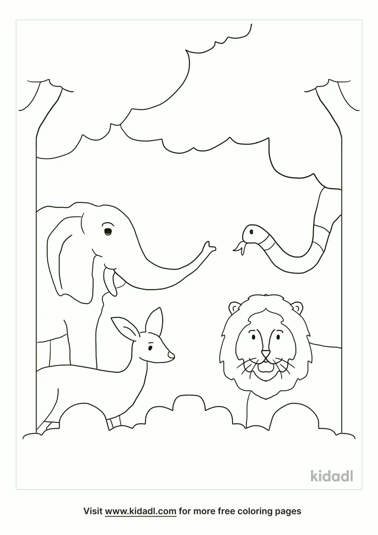 Engaging Animal Habitats Coloring Activity for Young Learners Coloring worksheet for kindergarten students to explore animal habitats
