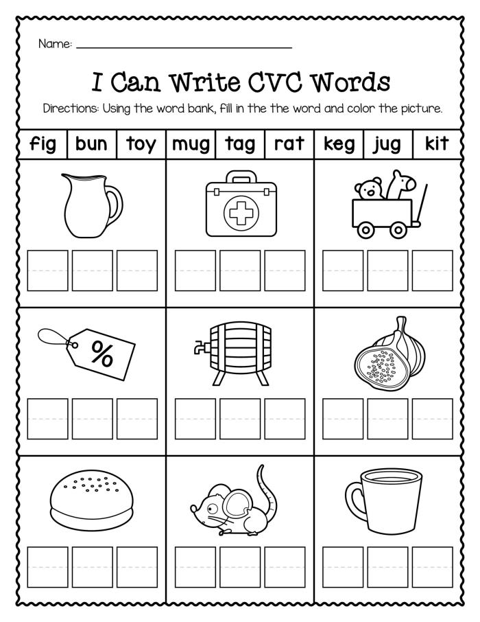 Interactive worksheet featuring a Short A CVC Word Sort focusing on -at and -an words for kindergarten students. Engaging short A word study activity designed for young learners.