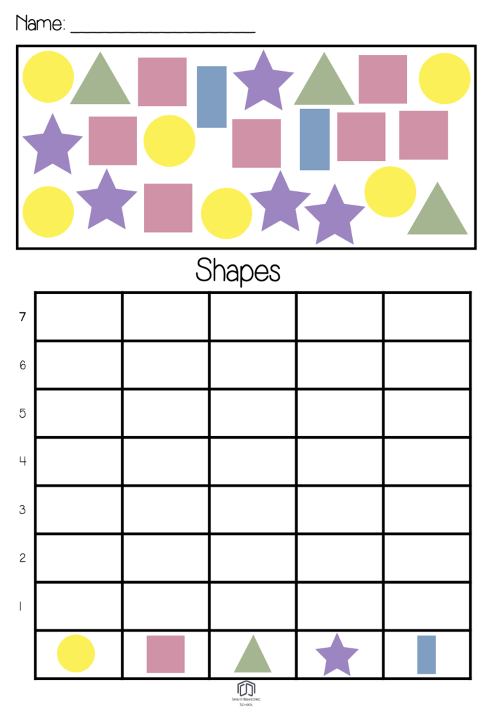 Engaging Make a Bar Graph worksheet for young learners in a playful math exploration Cute kindergarten worksheet for creating a bar graph using fun visuals and hands-on activities