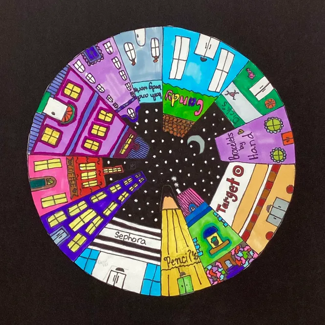 A cheerful dog enjoying bath time, perfect for kids to color. Color the Dog at Bath Time worksheet for kindergarten fun.