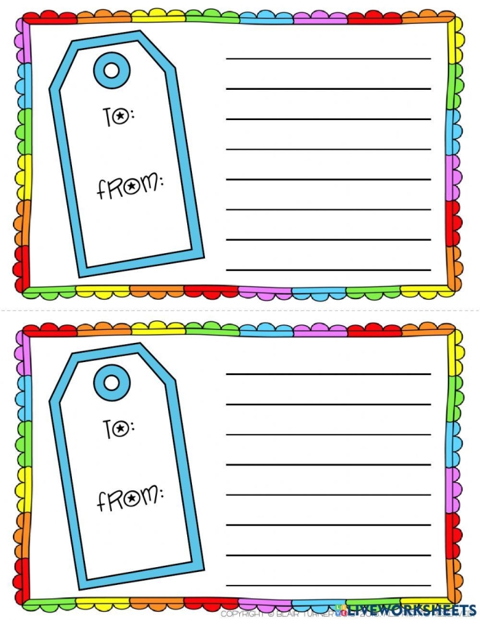 Kindergarten worksheet featuring prompts to draw and write three compliment notes for friends, teachers, and family members