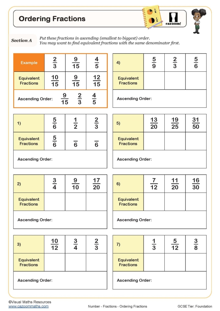 Worksheet image showcasing assessment on number ordering from 0 to 20 Assessment worksheet for ordering numbers from 0 to 20 for kindergarten students