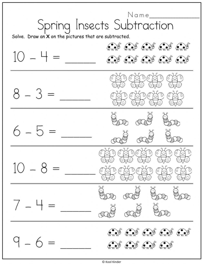 Life Science worksheet for Kindergarten Young children engaging with a Bird Subtraction worksheet featuring colorful illustrations of birds. Fun math activity for kindergarteners focused on simple subtraction skills.