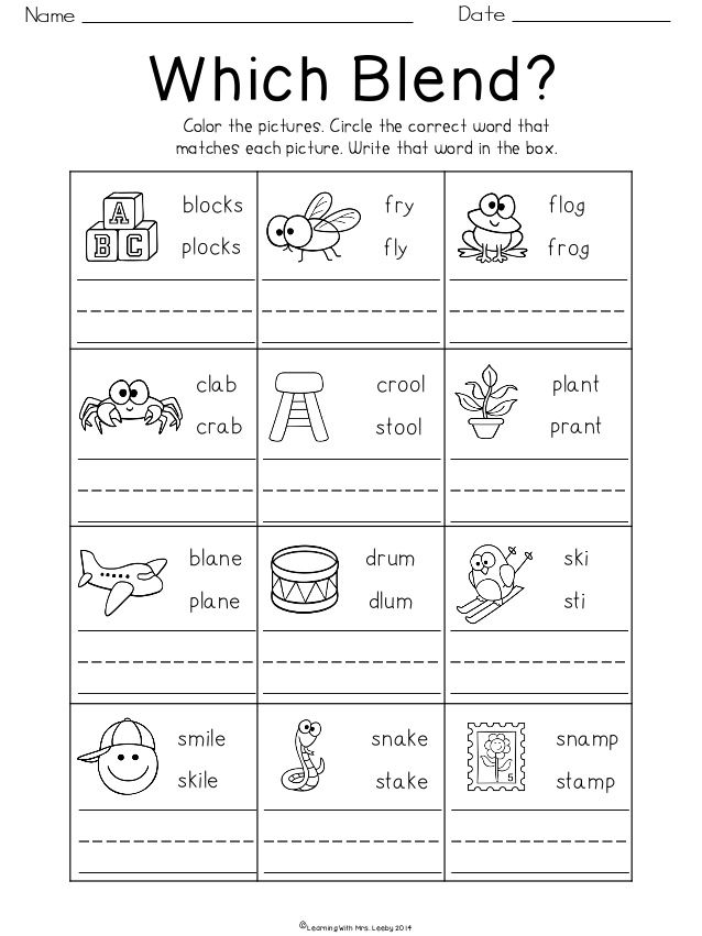 Worksheet for sorting blends and digraphs designed for kindergarten phonics practice. Engaging activity to enhance reading skills through sorting exercises.