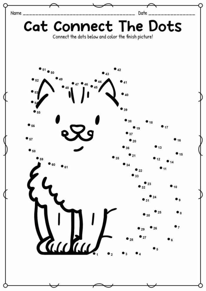 Hop, Hop Dot-to-Dot! Easter Bunny Counting Activity for Young Learners A kindergarten dot-to-dot worksheet featuring a hopping bunny with numbered dots to connect for Easter-themed counting practice