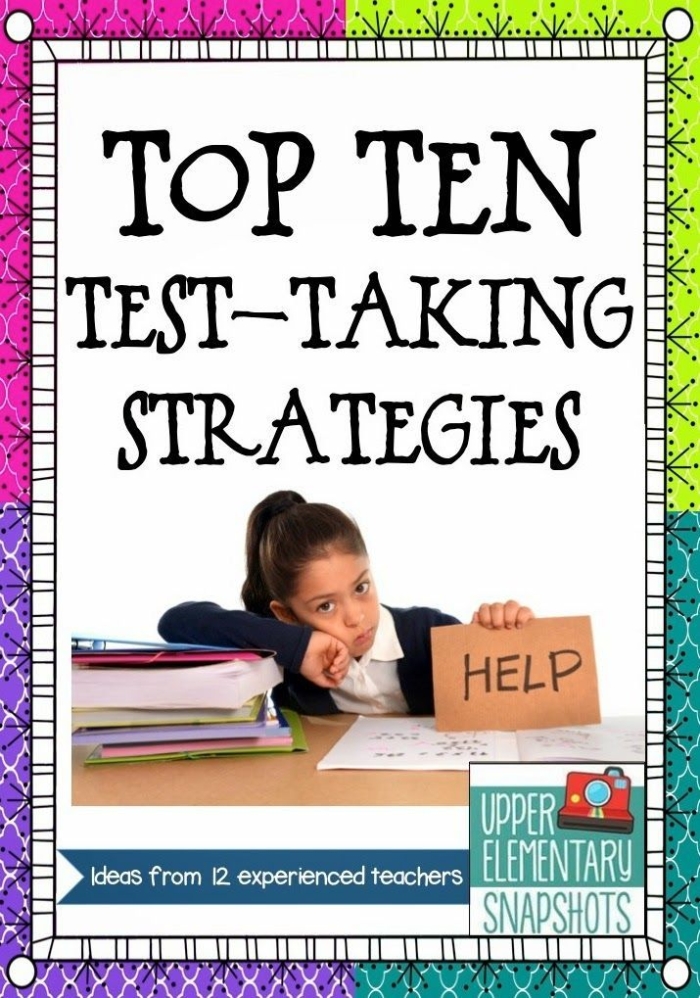 Five Tips for Calmer Test-Taking Worksheet for Sight Words Worksheet featuring five calming test-taking tips for kindergarten students