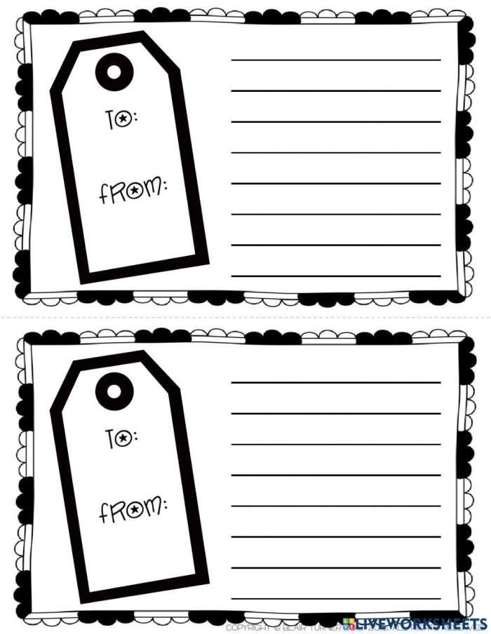 Kindergarten student filling out a compliment notes worksheet for friends teachers and family