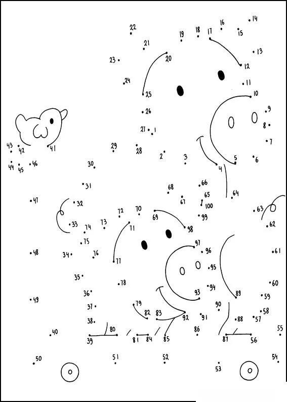 Kindergarten geometry worksheet for connecting numbers to matching quantities