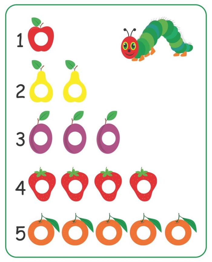 Engaging connect the dots activity featuring a caterpillar for young learners Caterpillar Dot-to-Dot worksheet designed for kindergarten counting practice