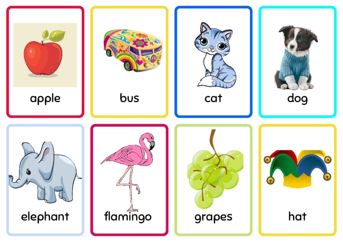 Kindergarten students use these vocabulary cards to practice counting to 100 as part of their EL support lesson