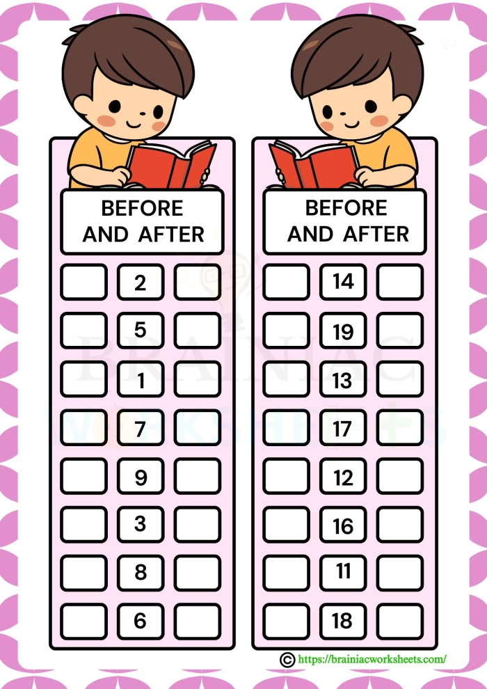 Kindergarten student counting colorful toys and writing the number on a Toy Time Counting worksheet