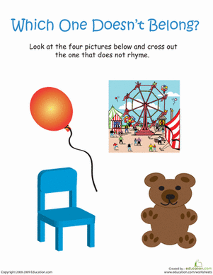 Civics and Government worksheet for Kindergarten A colorful worksheet for kindergarteners featuring items that don't belong in a girl's bedroom, including a lawnmower. Engaging activity for kids to identify unusual objects in a bedroom setting.