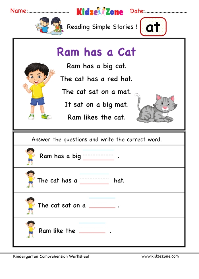 Kindergarten cut-and-paste activity for learning Read and Spell -ike Family Words worksheet 18