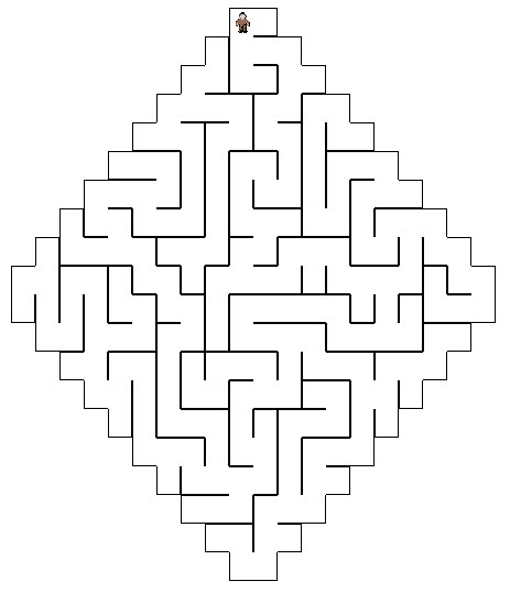 Kindergarten student tracing the letter D on a diamond maze phonics worksheet
