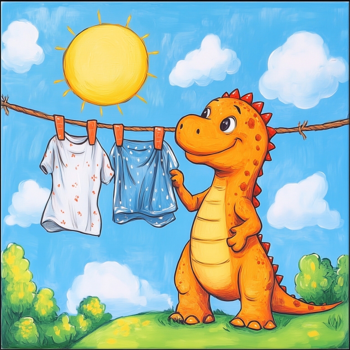 Adorable dinosaur coloring page for kindergarten students featuring a snack break Cute dinosaur enjoying a snack of nutritious leaves on a coloring page worksheet