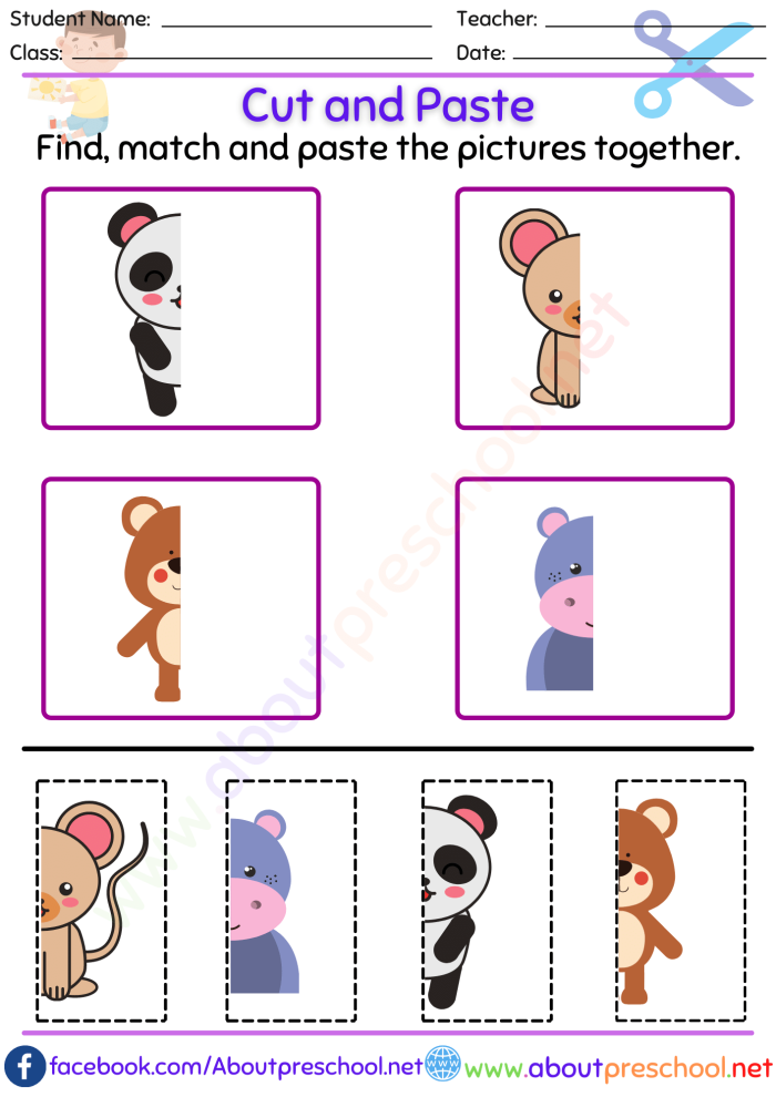 Colorful food-themed worksheet for kindergarten handwriting practice on division