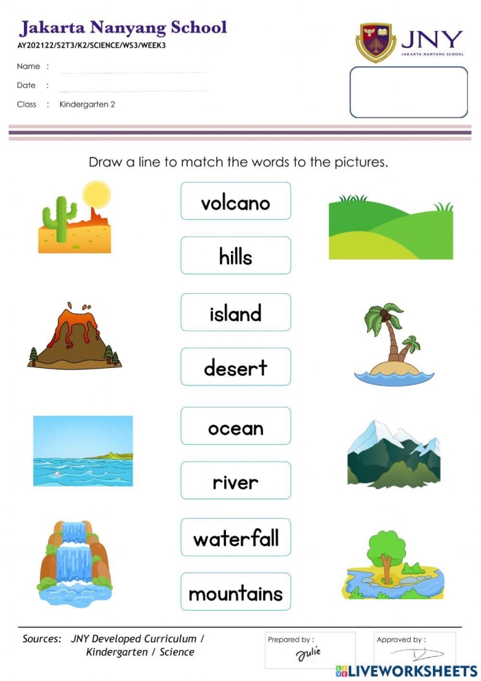 Kindergarten writing worksheet featuring an Earth Day prompt for students