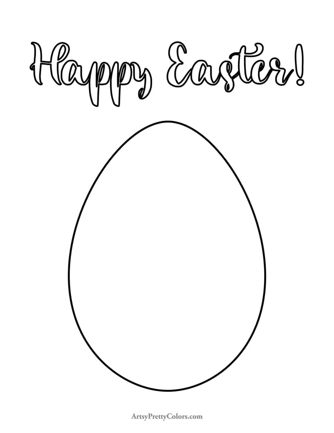 Easter Egg Coloring Page Worksheet 21 Geometry Activity for Kindergarteners Kindergarten geometry worksheet featuring a patterned Easter egg for coloring practice