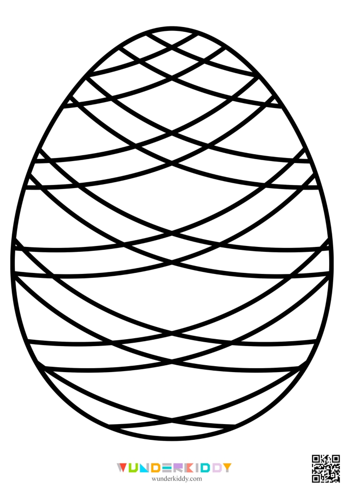Easter Egg Coloring Activity for Spring Holiday Learning Kindergarten student coloring a decorated Easter egg with geometric shapes and patterns