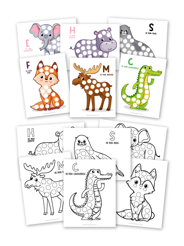 Kindergarten student connecting dots in numerical order to reveal a cute elephant shape