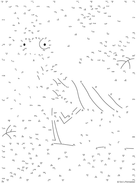 Kindergarten elephant dot to dot worksheet for number sequencing and coloring practice