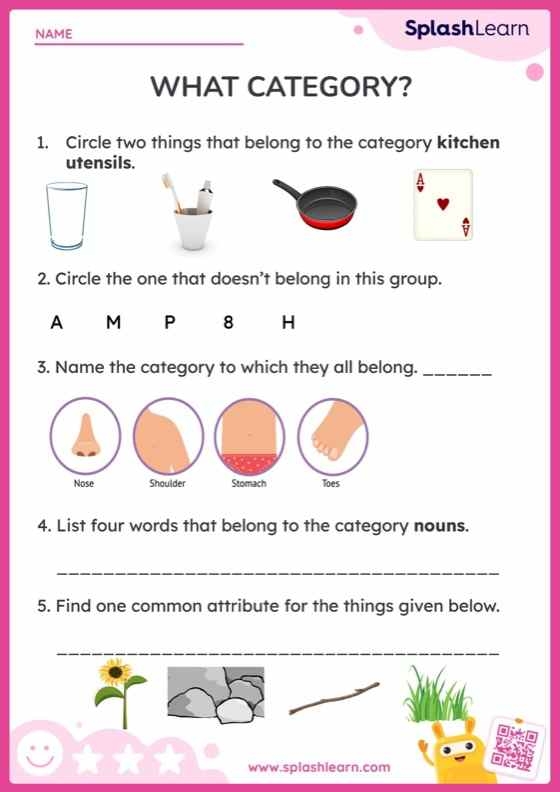 Colorful farm scene with items that don't belong, designed for kindergarten students. What Doesn't Belong: Farm worksheet for fun learning.