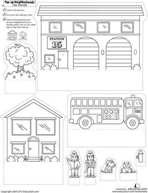 Colorful worksheet for kindergarteners to complete a truck drawing