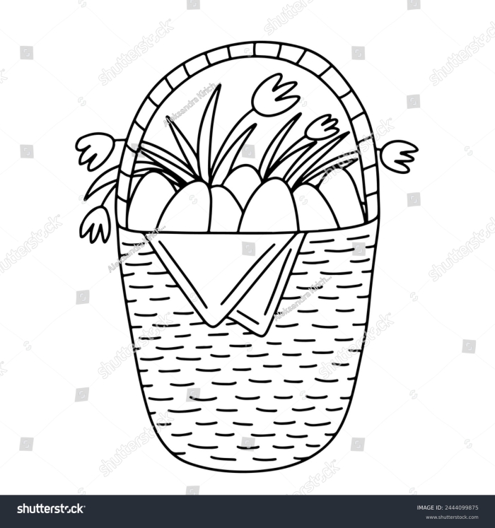 Easter Tulip Coloring Activity for Learning Fractions in Kindergarten Colorful Easter tulips with petals divided into sections for kindergarten fraction practice