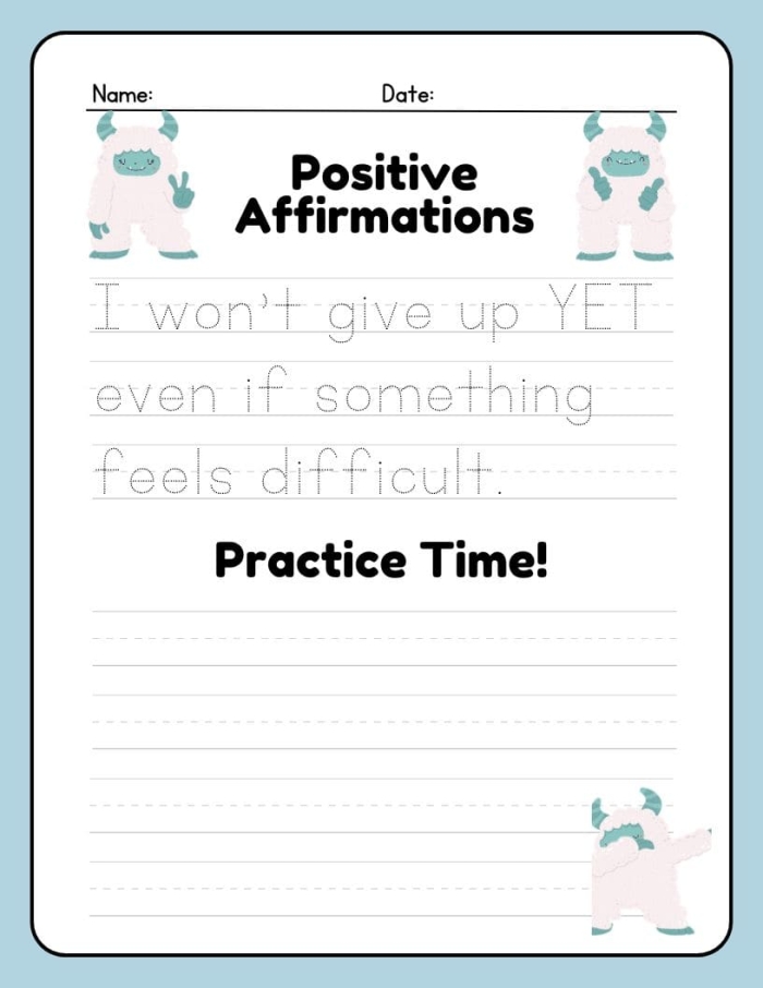 Colorful food-themed worksheet for kindergarten students to practice handwriting skills