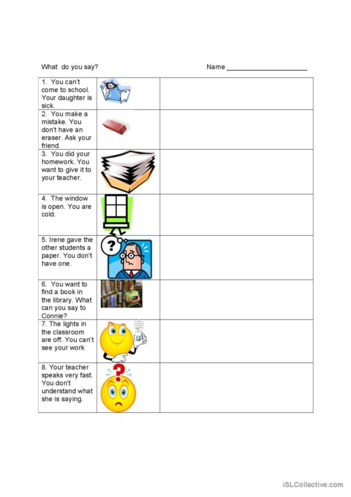 Hilarious handwriting exercise to make learning enjoyable for young students. Fun and engaging Say What? worksheet for kindergarten handwriting practice.