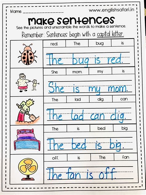Colorful food-themed worksheet for Kindergarteners to practice handwriting skills.