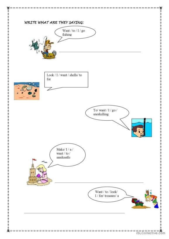 Fun handwriting practice for kids with the silly Say What? worksheet Kindergarten students enjoying the Say What? worksheet while practicing their handwriting