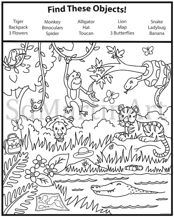 Octopus and Ocean Friends Hide and Seek Activity for Early Math Learning A kindergarten hide and seek multiplication worksheet featuring an octopus and ocean friends searching for hidden objects in an underwater scene
