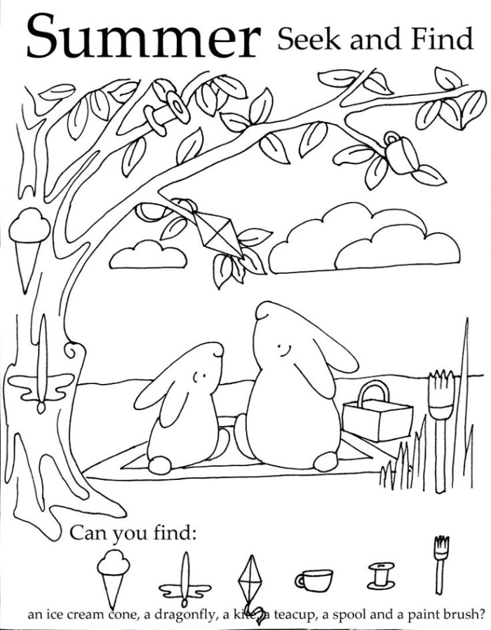 Hide and Seek in the Ocean - Kindergarten Multiplication Activity 15 Kindergarten multiplication worksheet showing a giant octopus and ocean friends hiding among colorful sea creatures and plants for children to find