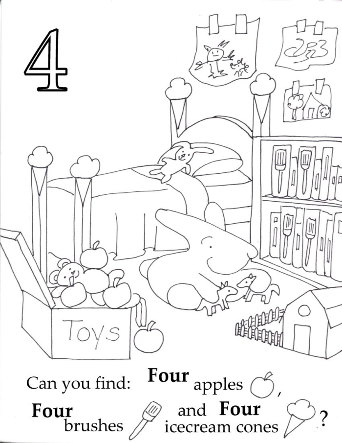 Hide and Seek Multiplication Worksheet 5 Ocean Friends Challenge Kindergarten multiplication hide and seek worksheet featuring an octopus and hidden ocean objects